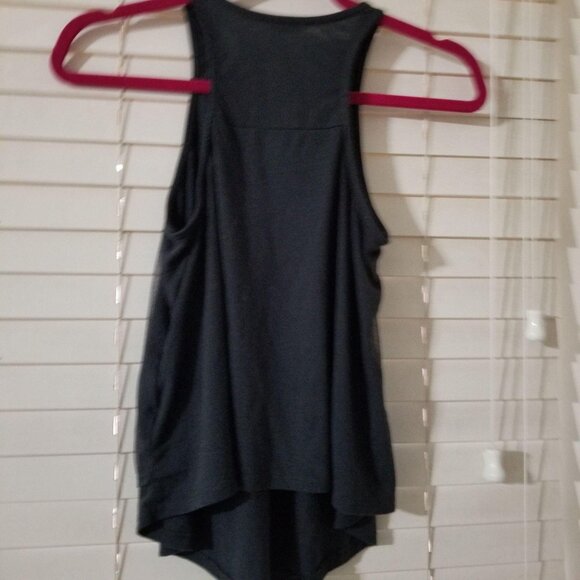 Sequin Embellished Black Tank Top By Hollister XS Womens Polyester Blend - Picture 2 of 3